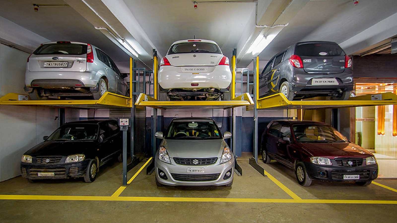 Luxury car lift for modern homes